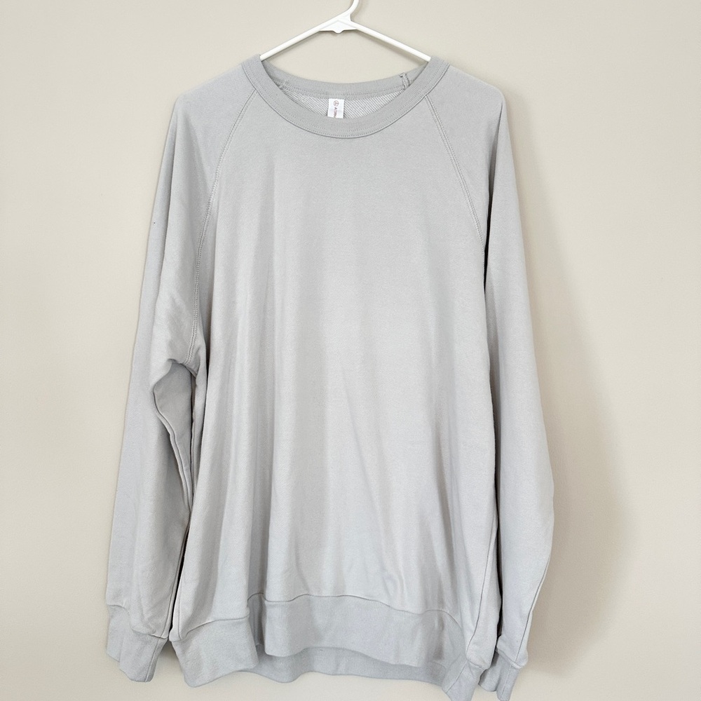 Alternative Apparel Light Gray Crewneck Sweatshirt – Size XS